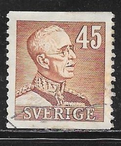 Sweden 308: 45o Gustaf V, used, F-VF