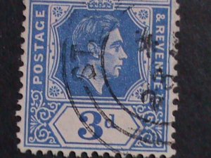 ​LEEWARD ISLANDS-1940 SC#125 KING GEORGE VI- USED -83 YEARS OLD  VERY FINE