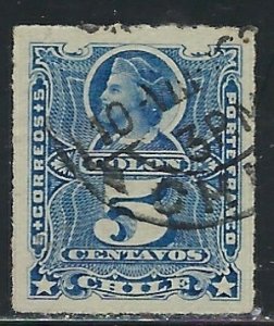 Chile 28 Used 1883 issue (fe7028)