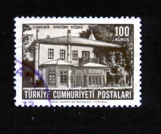 Turkey 1963 Scott 1576 used - 100k, Ataturk's Home Cankaya