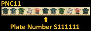 US 4597-4601 4601a Aloha Shirts 32c PNC11 S111111 MNH 2012