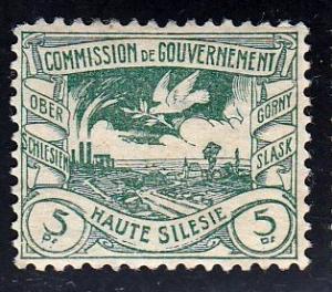 Upper Silesia #17 Dove With Olive Branch, MNH.