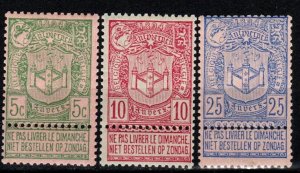 Belgium #76-8 F-VF Unused CV $9.50 (X3531)