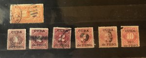 Cuba 1899 Issues plus, SCV $123+