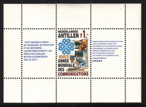 Netherlands Antilles 492a Souvenir Sheet MNH VF