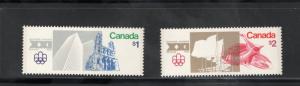 CANADA Sc# 687 - 688 MNH FVF Set-2 Olympics