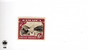 Jamaica #108 MH - Stamp - CAT VALUE $37.50