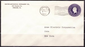 F2099   UNITED STATES   Postal Stationary # U437      George Washington