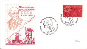 Luxembourg, Worldwide First Day Cover