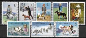 Romania 3060-67 Dogs set MNH