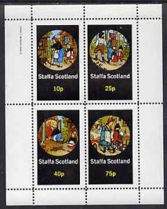 Staffa 1982 Fairy Tales (Hansel & Gretel) perf sheetl...