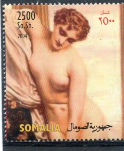 Somalia 2004 FREDERIC LEIGHTON Nudes Paintings 1 value Perforated Mint (NH)