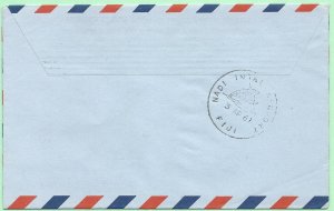 4/1/1967 Honolulu Hawaii BOAC First Fight cover to Nandi Fiji JFK flown J Fearon