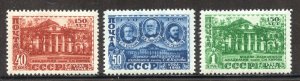 Russia Scott 1330-32 Unused LHOG - 1949 Kirov Medical Academy 150th - SCV $30.00