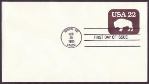 U608 American Buffalo uncacheted FDC