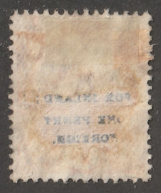 Bermuda, Scott#42,  used, hinged,  1d, ship,  red, postmark
