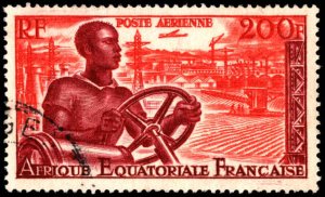 French Equatorial Africa #C39-C47, Complete Set(3), 1955, Used