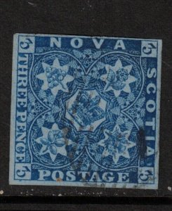 Nova Scotia #2 Very Fine Used With Light Cancel **With Certificate**
