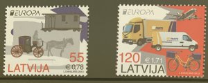 Latvia 2013 #830-1 MNH. Europa
