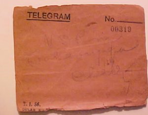 INDIA TELEGRAM COVER GULAB SING