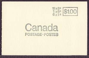 Canada #BK70b Centennial Issue mint booklet