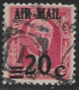 Canal Zone C5 used Air Mail overprint.