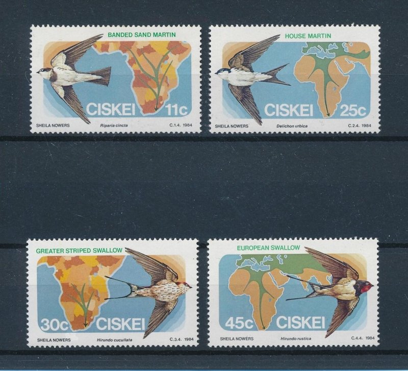 [102736] Ciskei 1984 Birds vogel oiseaux Swallow  MNH