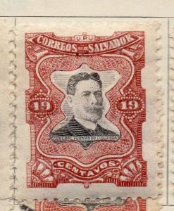 Salvador 1910 Early Issue Fine Mint Hinged 19c. 298268