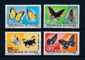 [60259] Tchad 1967 Butterfly Schmetterlingen Papillons  MLH