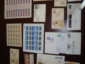 BEAUTIFULL LOT $$ 19 FDC COVERS 4 FULL MNH SHEET STAMPS RAILWAY TRAINS Uruguay