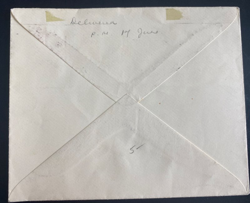1946 Dublin Ireland First airmail flight Cover FFC to Paris France Aer Lingus