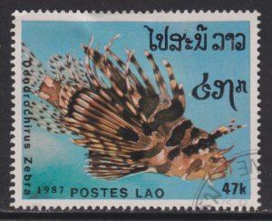 Laos 825 Dendrochirus Zebra 1987