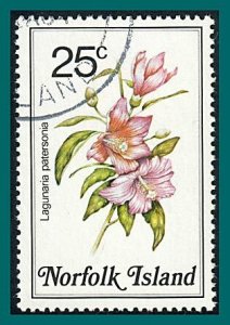 Norfolk Island 1984 Flowers, 25c used #331,SG326