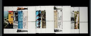 Israel Scott #1115-18, Corner Tab Singles 1992 Complete FVF MNH
