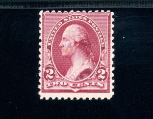 USAstamps Unused FVF US 1890 Regular Issue Washington Scott 219d OG MVLH