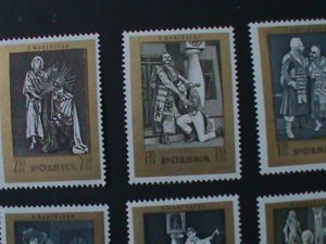 ​POLAND-1970 SC#1763-70 -STAMP DAY- FAMOUS POLISH PAINTINGS -MNH-VF LAST ONE