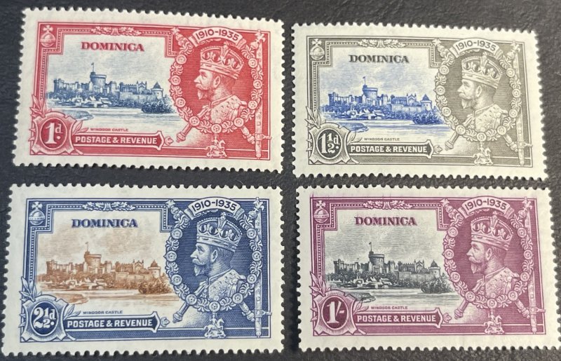 DOMINICA # 90-93-MINT/NEVER HINGED--COMPLETE SET--1935