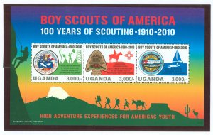 Uganda #1907 Mint (NH) Souvenir Sheet (Scouts)