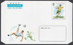 KOREA (Nth) Aerogramme 2014 Football World Cup..............................J585