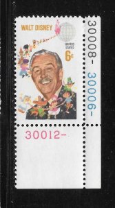 #1355 MNH Plate # Single