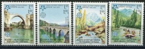 BOSNIA SERBIA(046) - The first edition of Europe - Bridge - MNH Set - 2005