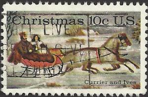 # 1551 USED CHRISTMAS CURRIER AND IVES