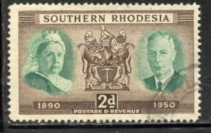 Southern Rhodesia # 73, Used. CV $ 1.10