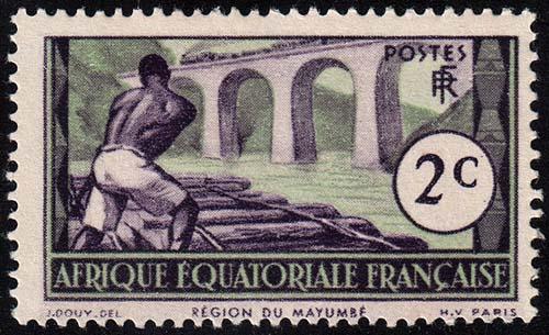 French Equatorial Africa - Scott 34 - Mint-No-Gum