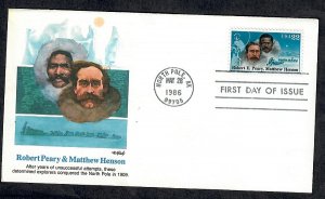 2223 Polar Explorer Unaddressed Fleetwood FDC