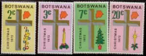 Botswana MNH 92-5 Christmas 1972