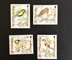 Gibraltar: 1994  Song Birds  MNH set