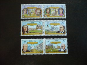 Stamps - Jersey - Scott# 290b,292b,294b - Mint Never Hinged Set of 6 Stamps