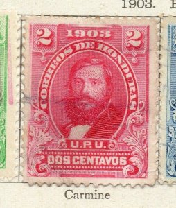 Honduras 1903 Early Issue Fine Used 2c. NW-173850