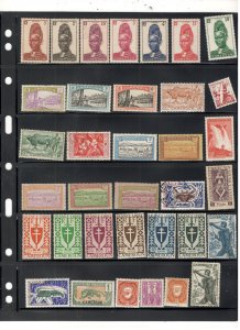 CAMEROON COLLECTION ON STOCK SHEET , MINT/USED